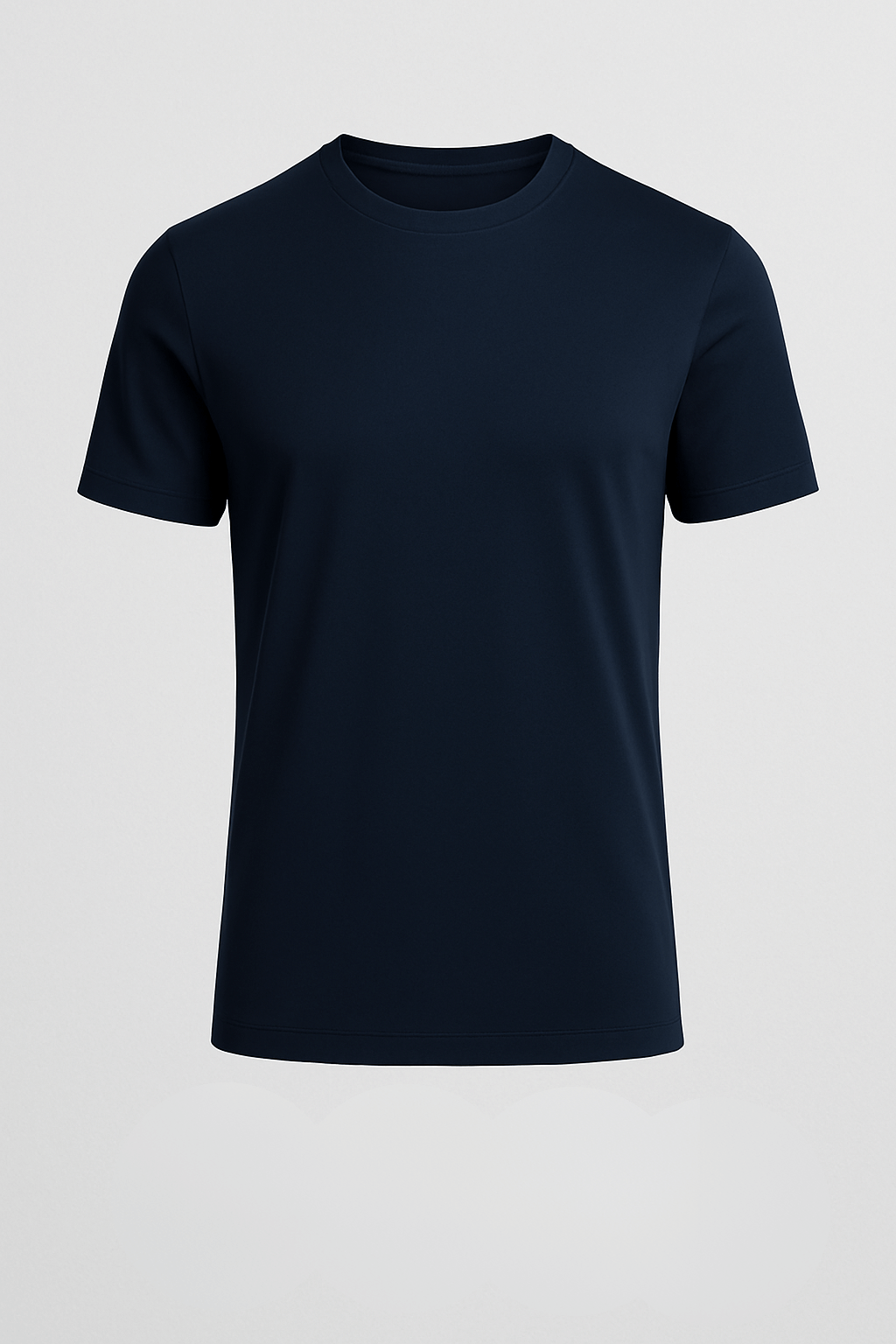 メンズ スリムフィット Tシャツ ネイビーブルー