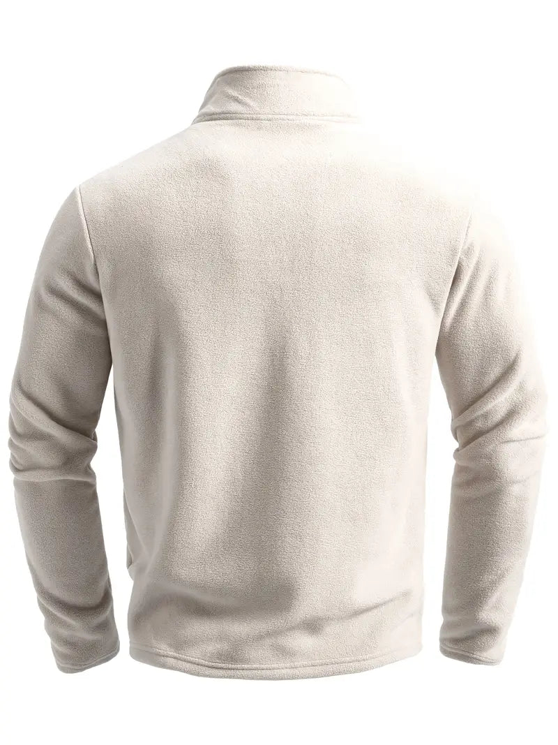 長袖ジップセーター