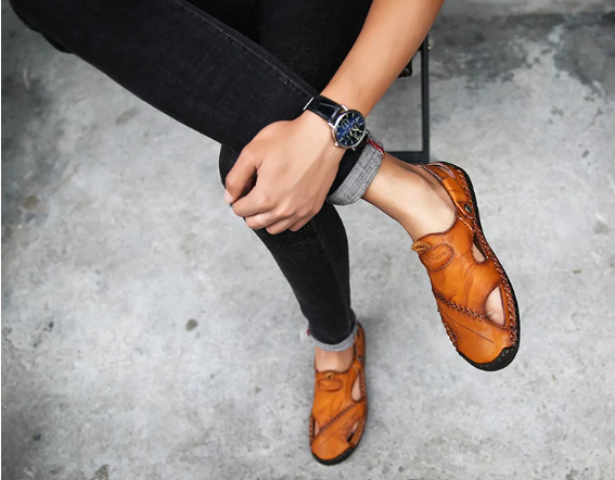 クラシックレザーサンダル