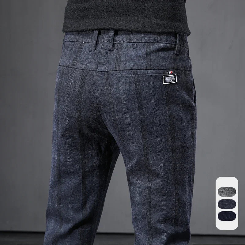 チェックカジュアルパンツ