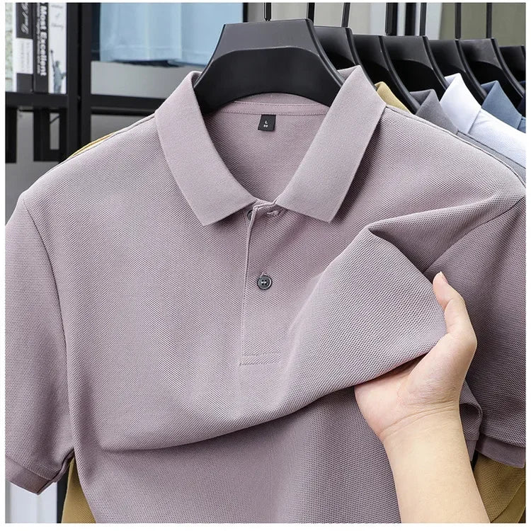 カジュアルコットンポロシャツ