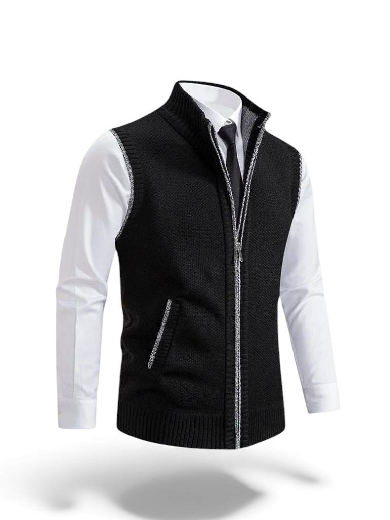 NordLuxe | ジップ付きニットベスト
