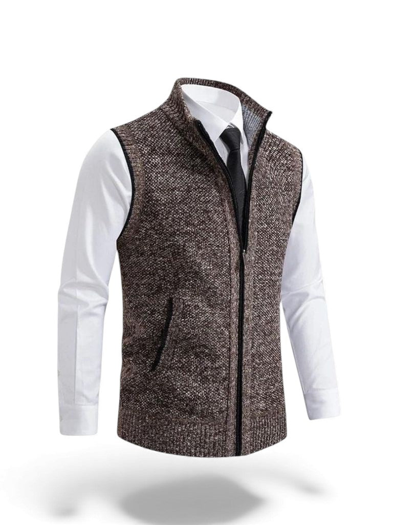 NordLuxe | ジップ付きニットベスト