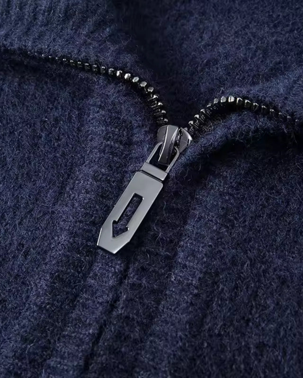 グシュタード カシミア クォータージップ セーター