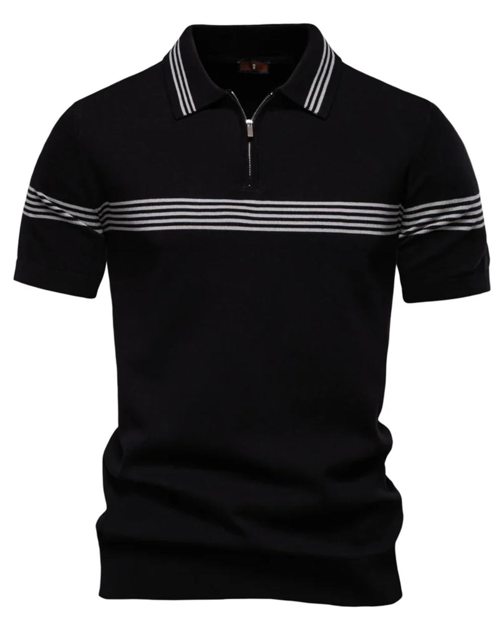 ストライプポロTシャツ