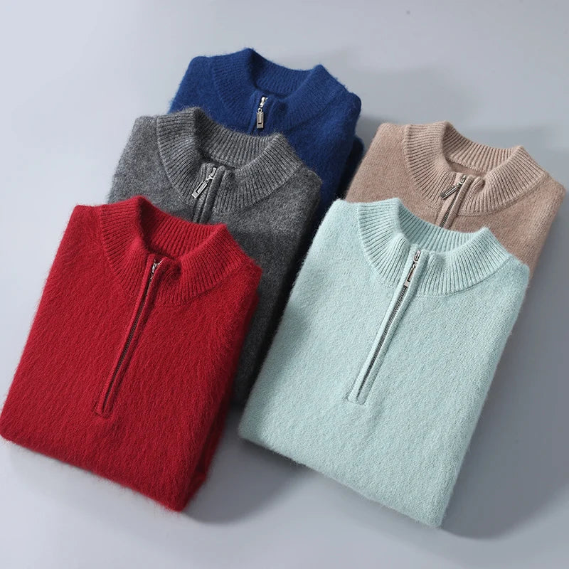 ジュネーブ カシミヤ ジップアップ