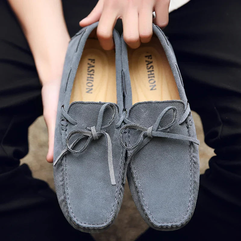 カジュアルスエード夏用ローファー