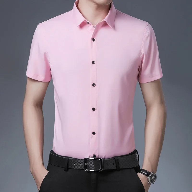 ビジネスカジュアル 半袖シャツ