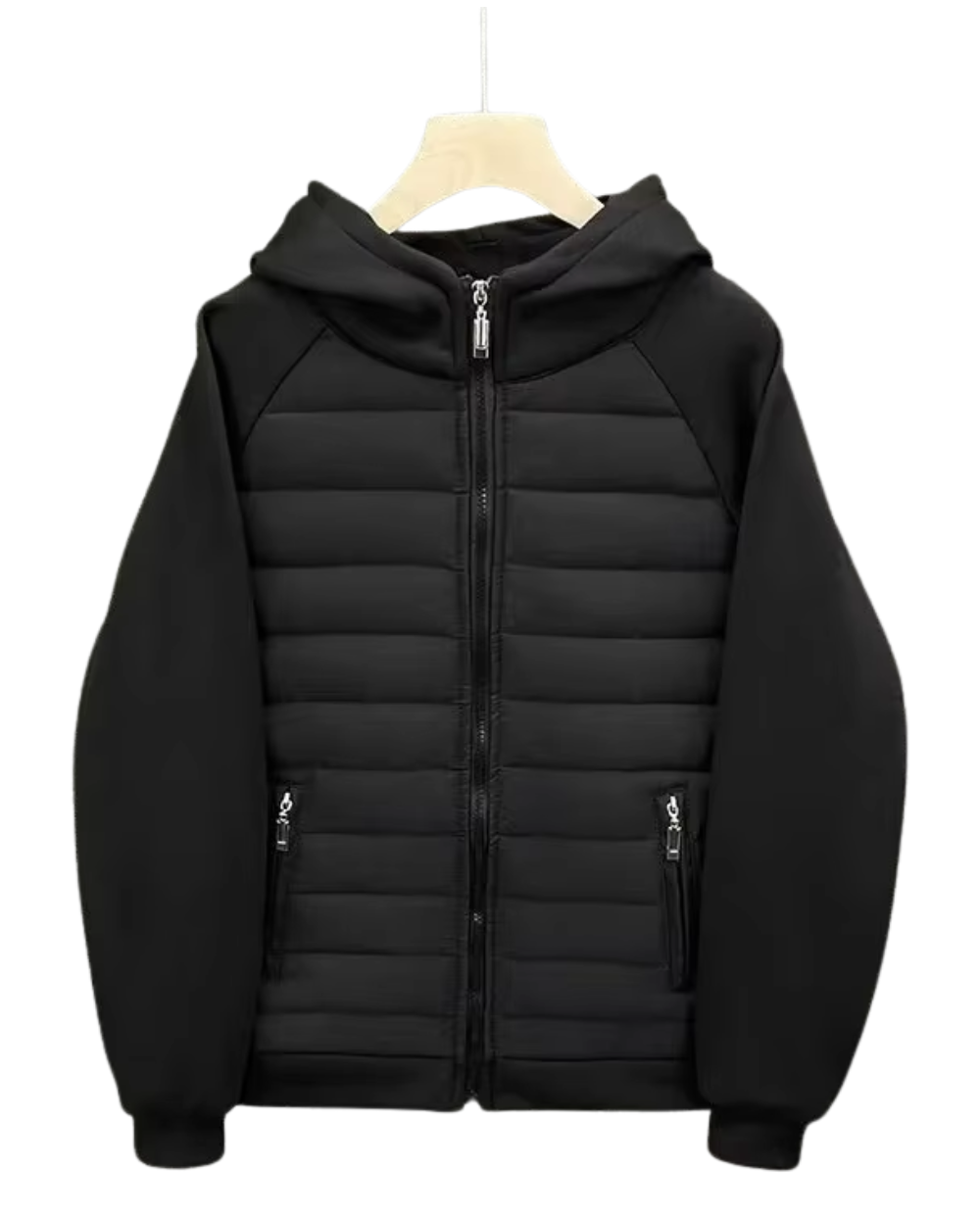 エレガントなコットンライニングジャケット